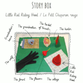 Screenshot of The Little Red Riding Hood story box